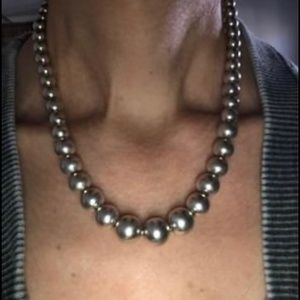 Tiffany & Co Graduated ball necklace